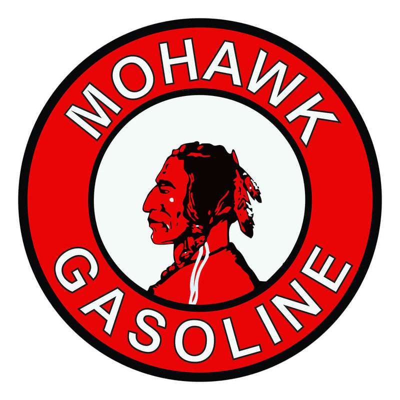 PERGL Mohawk Gasoline 36-Inch Metal Sign