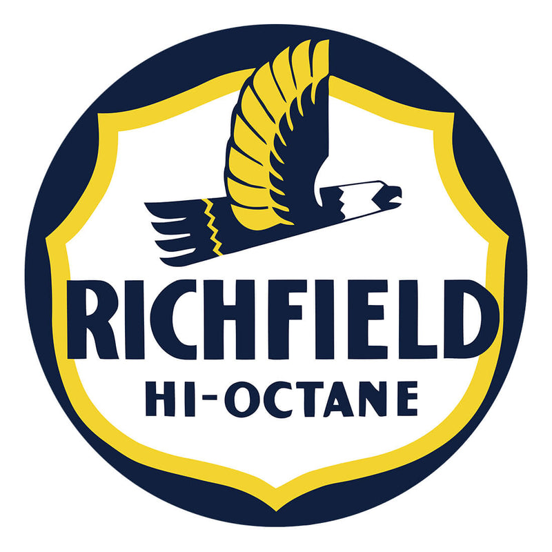 PERGL Richfield Hi-Octane 36-Inch Metal Sign