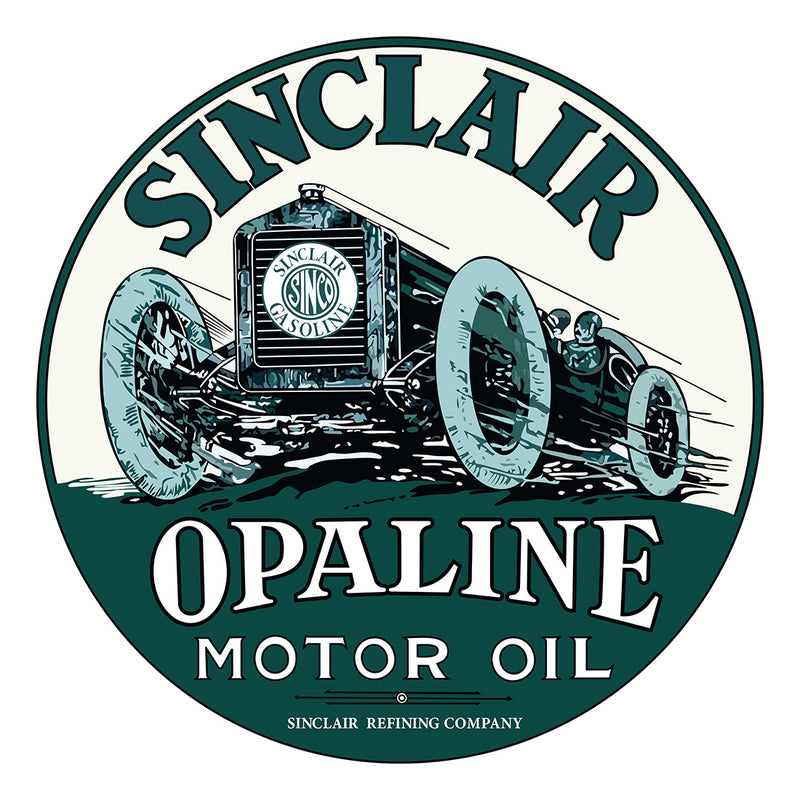PERGL Sinclair Opaline Motor Oil 36-Inch Metal Sign