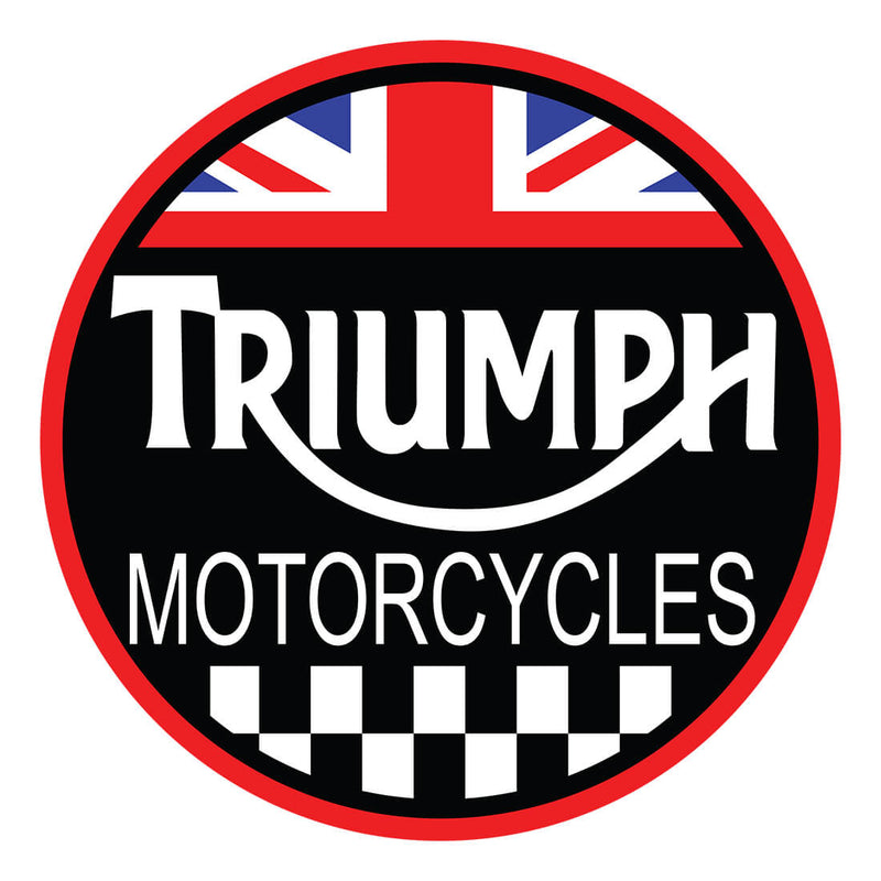 PERGL Triumph Motorcycles 36-Inch Metal Sign