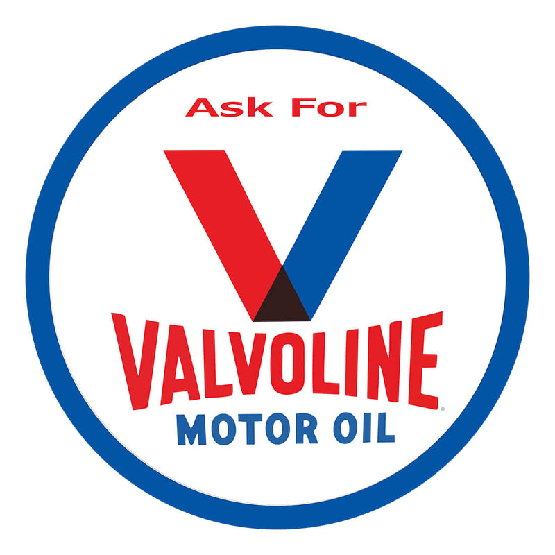 PERGL Valvoline Motor Oil 36-Inch Metal Sign