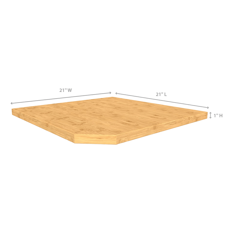 NewAge Products Bold Corner Bamboo Worktop