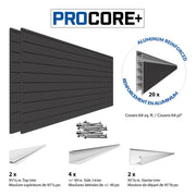 Proslat PROCORE+ Carbon Fiber Slatwall Ultimate Bundle | 37009K | Garage Giant