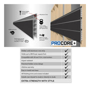 Proslat PROCORE+ Carbon Fiber Slatwall Ultimate Bundle | 37009K | Garage Giant