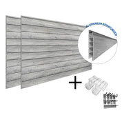 Proslat PROCORE+ Slatwall Ultimate Bundle (Gray Wood) | 37109K | Garage Giant