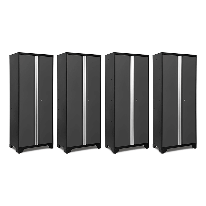 NewAge Products Bold Grey 30-Inch RTA Multi-Use Locker (4-Pack)