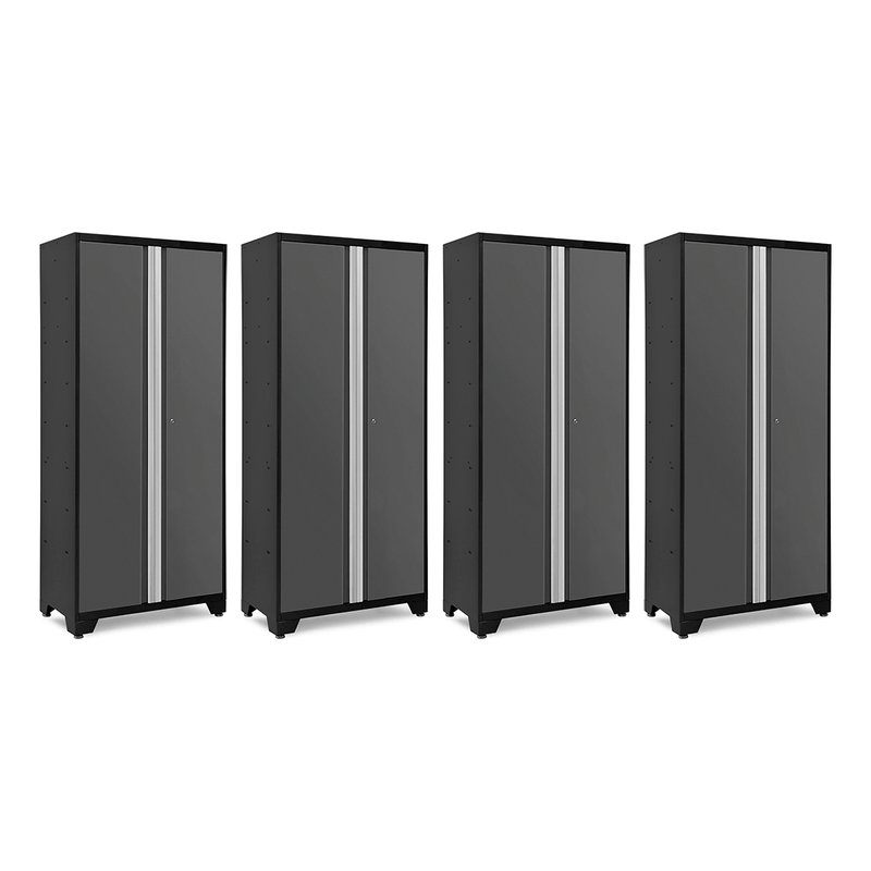 NewAge Products Bold Grey 36-Inch RTA Multi-Use Locker (4-Pack)