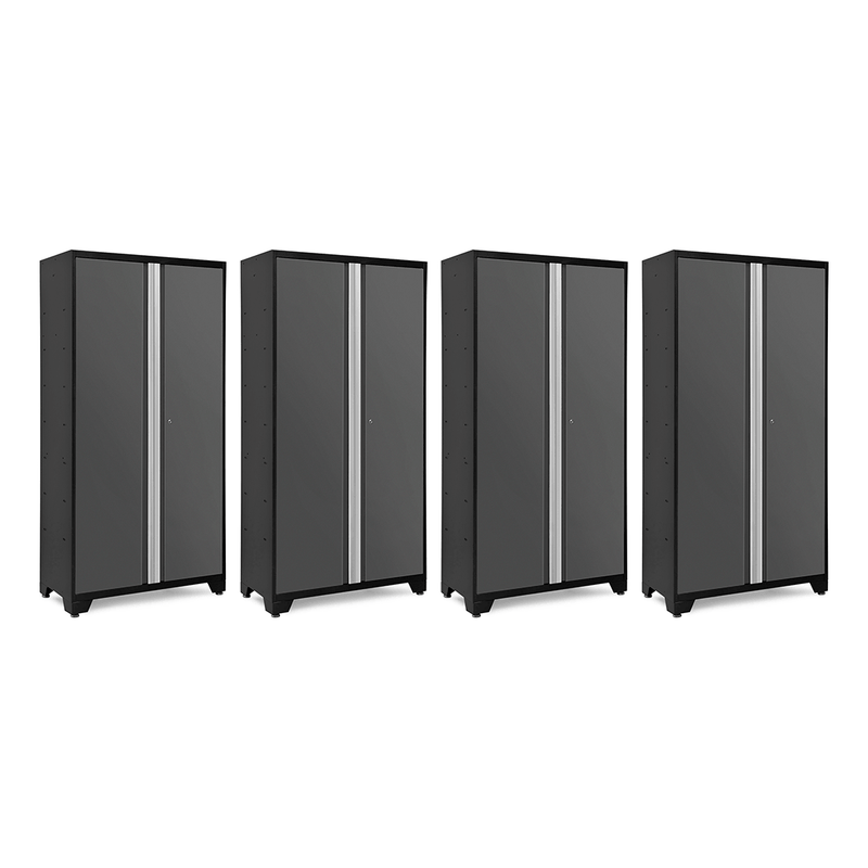 NewAge Products Bold Grey 42-Inch RTA Multi-Use Locker (4-Pack)