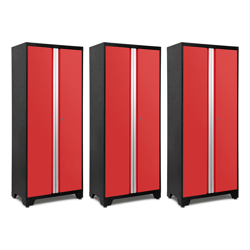 NewAge Products Bold Red 30-Inch RTA Multi-Use Locker (3-Pack)