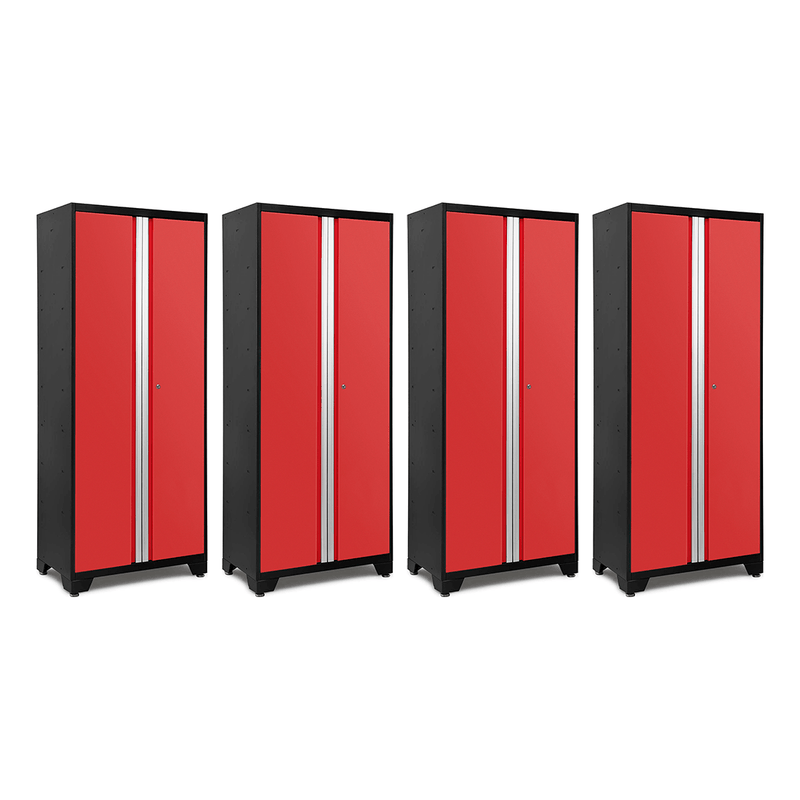 NewAge Products Bold Red 30-Inch RTA Multi-Use Locker (4-Pack)