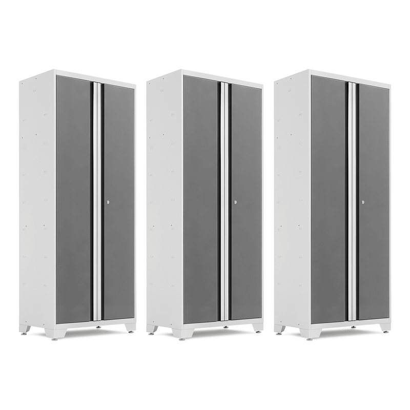 NewAge Products Bold Platinum 30-Inch RTA Multi-Use Locker (3-Pack)
