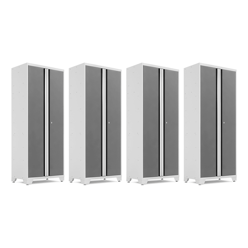 NewAge Products Bold Platinum 30-Inch RTA Multi-Use Locker (4-Pack)