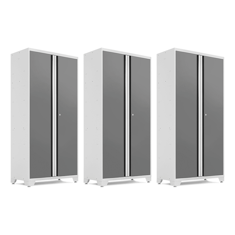 NewAge Products Bold Platinum 36-Inch RTA Multi-Use Locker (3-Pack)