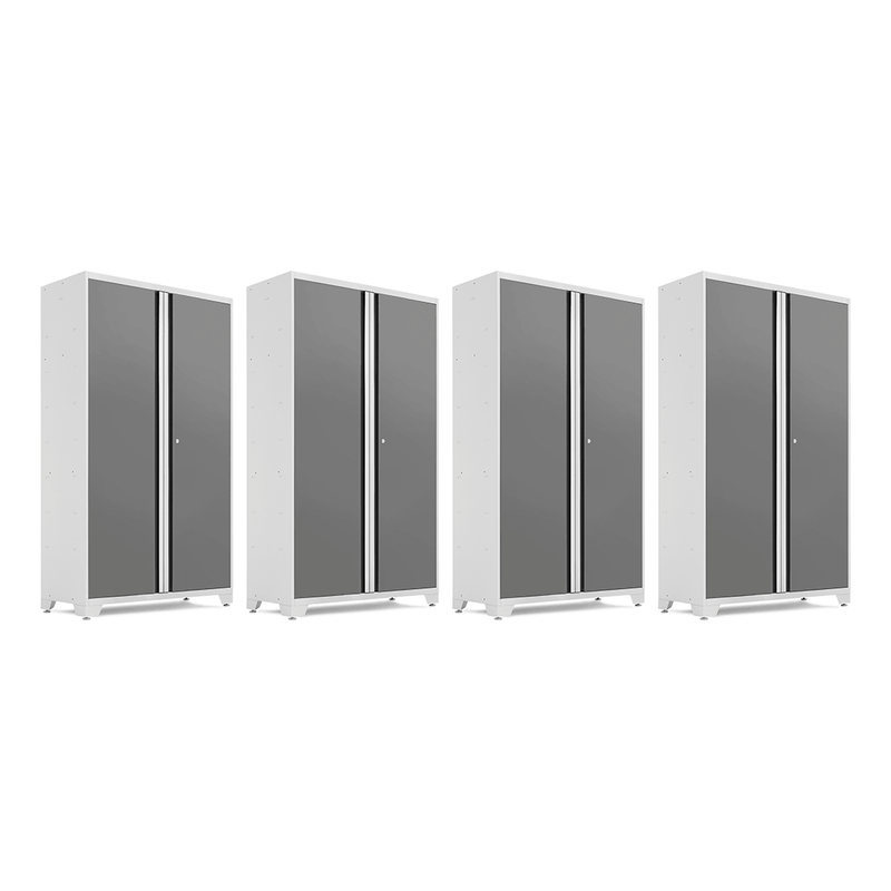 NewAge Products Bold Platinum 42-Inch RTA Multi-Use Locker (4-Pack)