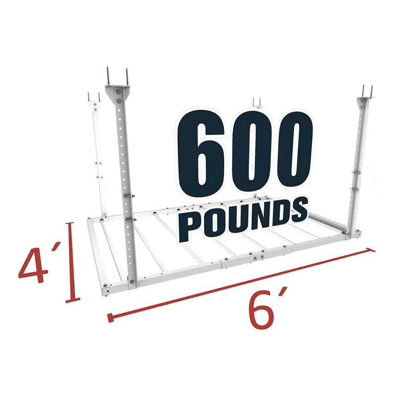 Ceiling Sam 4 x 6 ft. Heavy-Duty Pro Overhead Storage Rack
