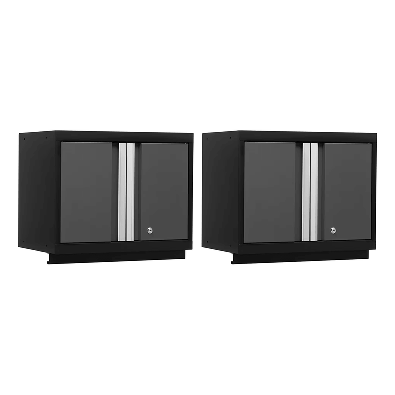 NewAge Products Bold Grey 24-Inch Wall Cabinet (2-Pack)