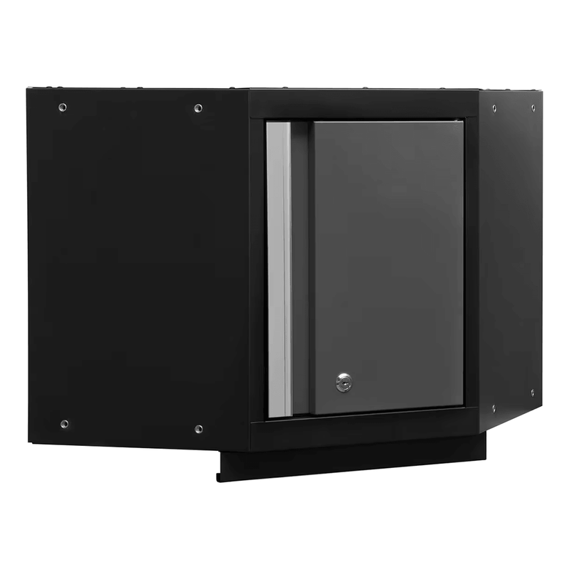 NewAge Products Bold Grey Corner Wall Cabinet