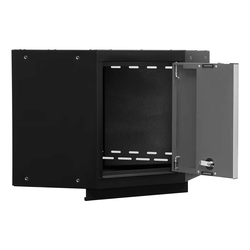 NewAge Products Bold Grey Corner Wall Cabinet