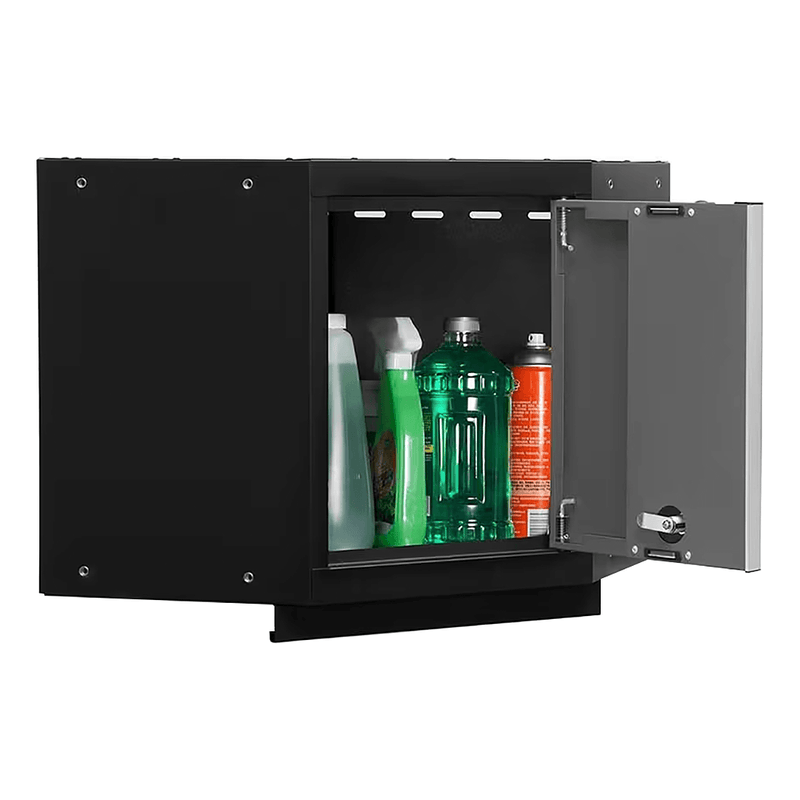 NewAge Products Bold Grey Corner Wall Cabinet
