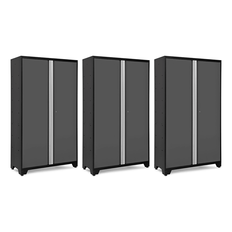 NewAge Products Bold Grey 48-Inch RTA Multi-Use Locker (3-Pack)