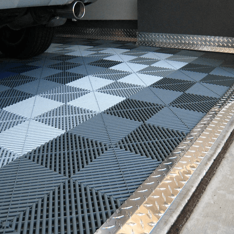 Swisstrax Ribtrax Pro Slate Grey Garage Floor Tiles (6 Pack)
