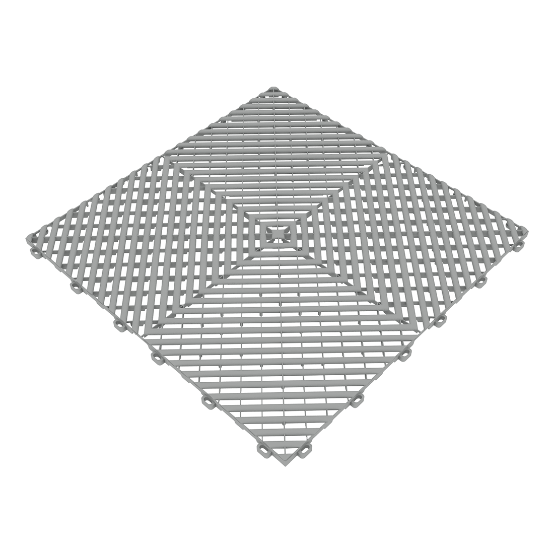 Ribtrax PRO Revêtement De Sol Pour Garage – 24 Dalles Gris Perle à Emboîter, Costaud Et Sans PVC !