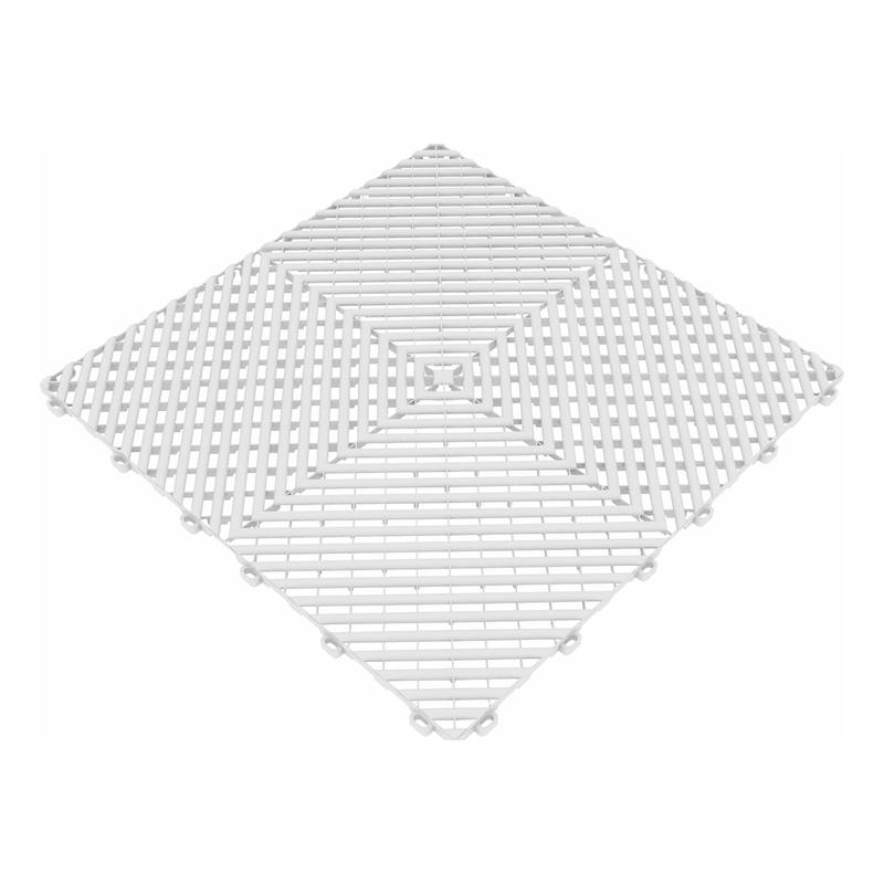 Swisstrax Ribtrax Pro Arctic White Garage Floor Tiles (6 Pack)