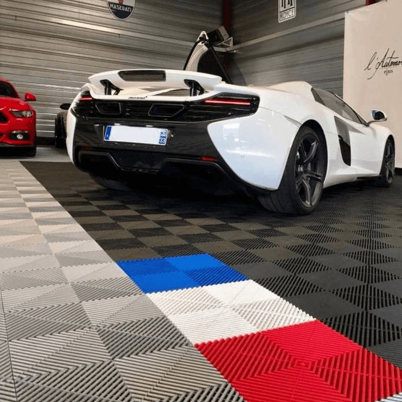 Swisstrax Ribtrax Pro Arctic White Garage Floor Tiles (6 Pack)