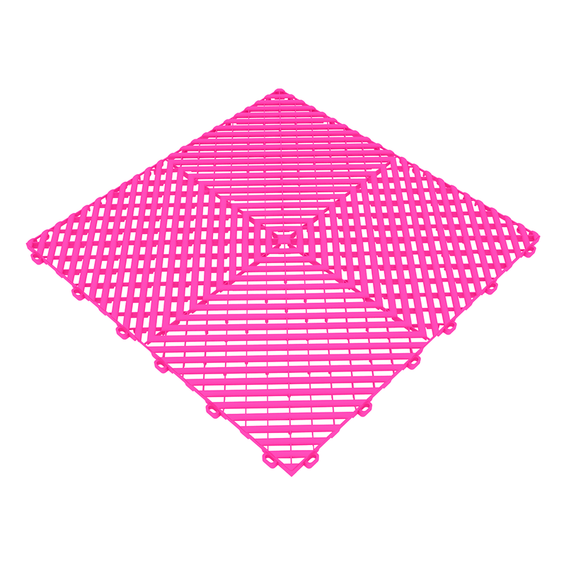 Swisstrax Ribtrax Pro Carnival Pink Garage Floor Tiles (6 Pack)