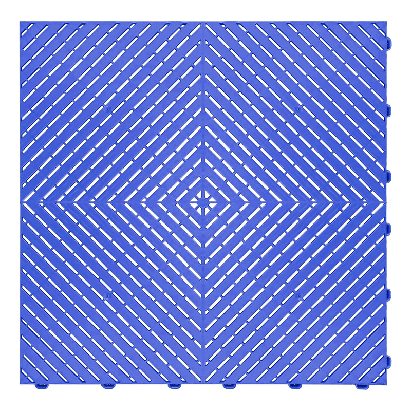 Swisstrax Ribtrax Smooth Pro Royal Blue Garage Floor Tiles (6 Pack)