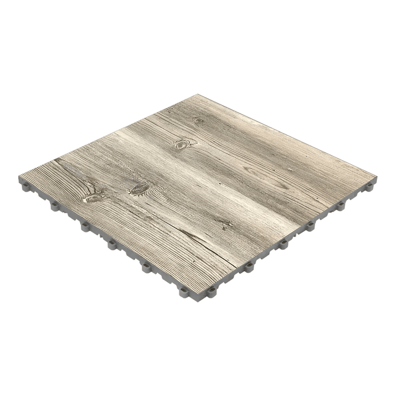 Swisstrax Vinyltrax Pro Ash Pine Garage Floor Tiles (10 Pack)