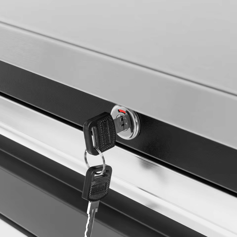NewAge Products Bold Grey 3-Piece Garage Cabinet System with Bamboo Worktop