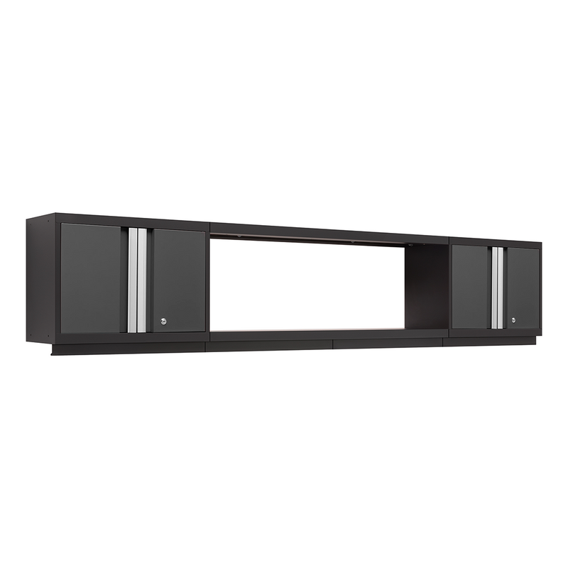 NewAge Products Bold Grey 3-Piece Garage Wall Cabinet System