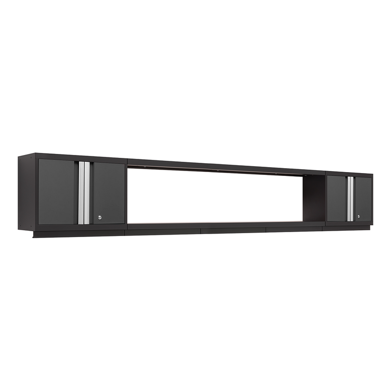 NewAge Products Bold Grey 3-Piece Garage Wall-Mounted Cabinet System