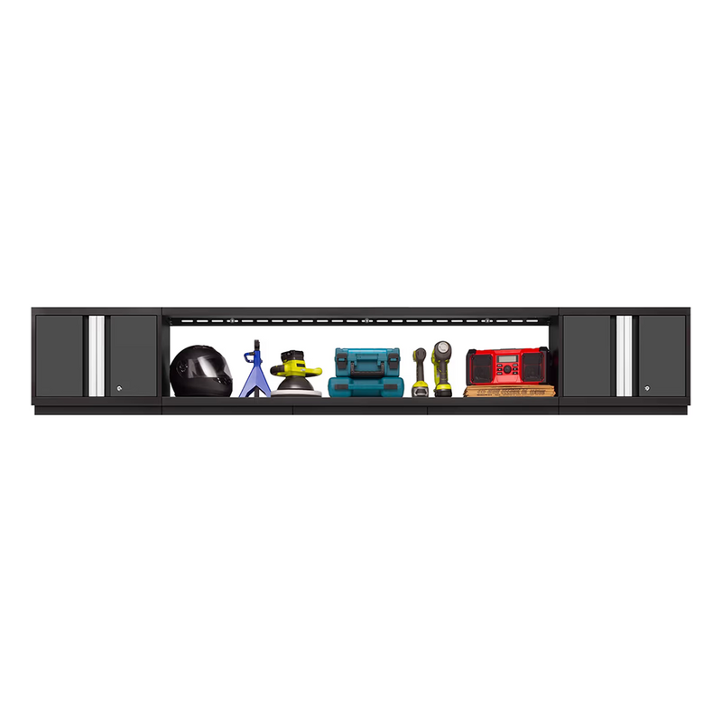 NewAge Products Bold Grey 3-Piece Garage Wall-Mounted Cabinet System