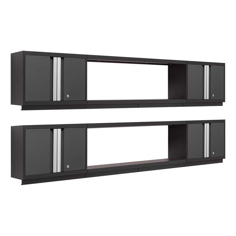 NewAge Products Bold Grey 6-Piece Garage Wall Cabinet System