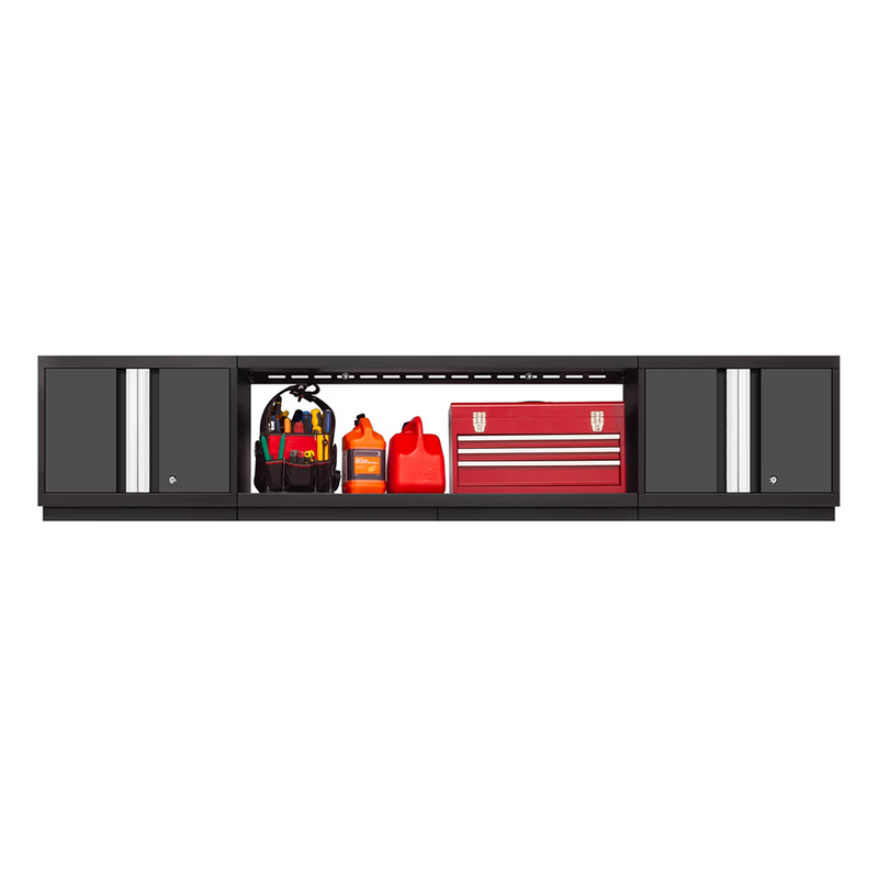 NewAge Products Bold Grey 6-Piece Garage Wall Cabinet System