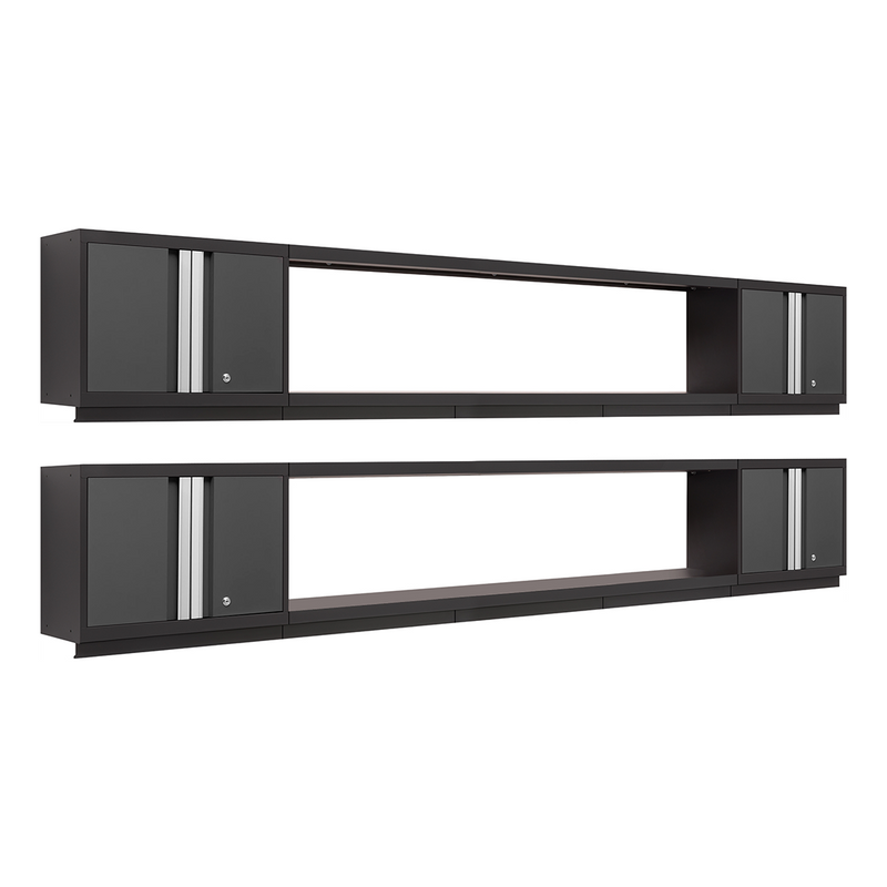 NewAge Products Bold Grey 6-Piece Garage Wall-Mounted Cabinet System