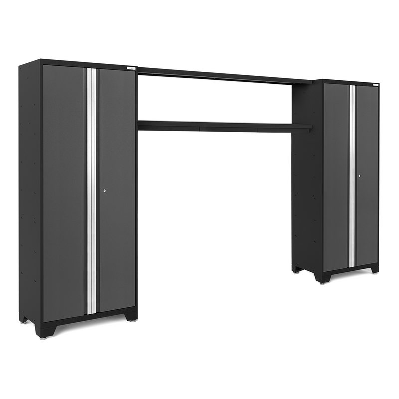 NewAge Products Bold Grey 3-Piece Garage Cabinet Set