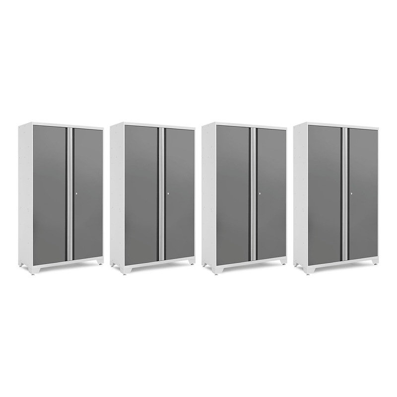 NewAge Products Bold Platinum 48-Inch RTA Multi-Use Locker (4-Pack)