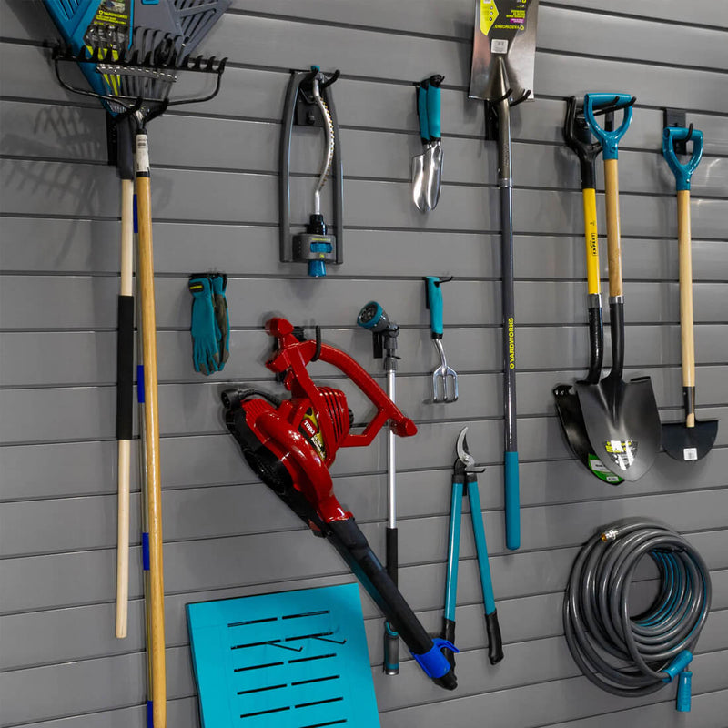Proslat Stealth Ultimate Bundle - Charcoal PVC Slatwall