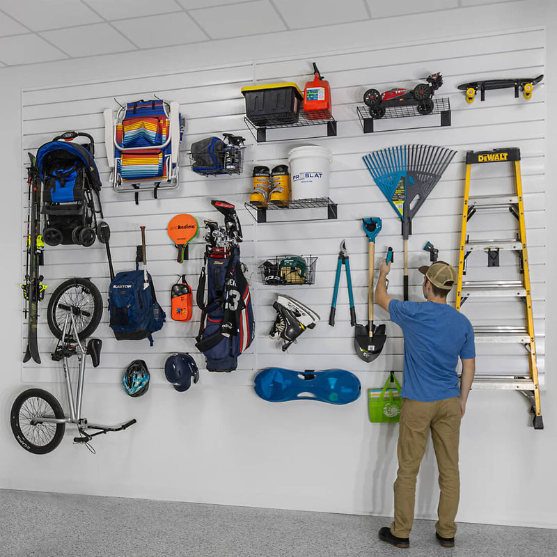 Stealth Standard Bundle - Charcoal PVC Slatwall