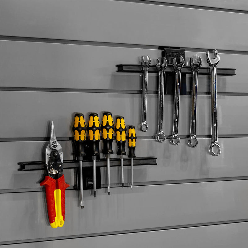 Proslat Stealth Handyman Bundle - Charcoal PVC Slatwall