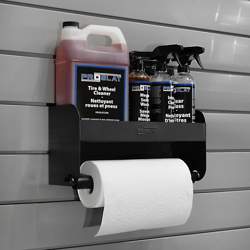Proslat Stealth Handyman Bundle - Charcoal PVC Slatwall