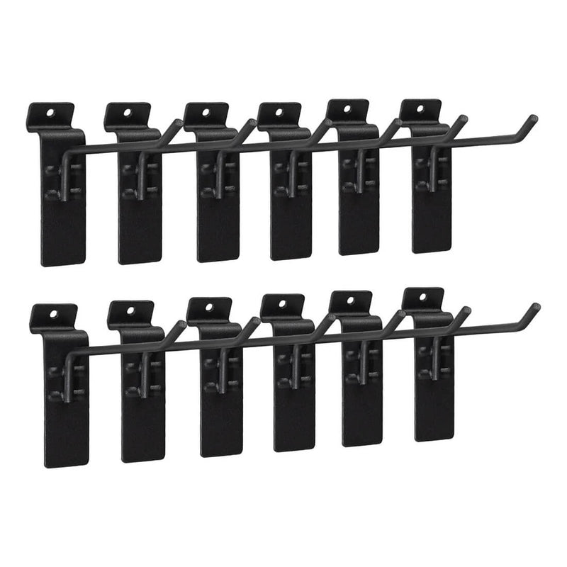Proslat Stealth Slatwall 4-Inch Single Hook (12-Pack)