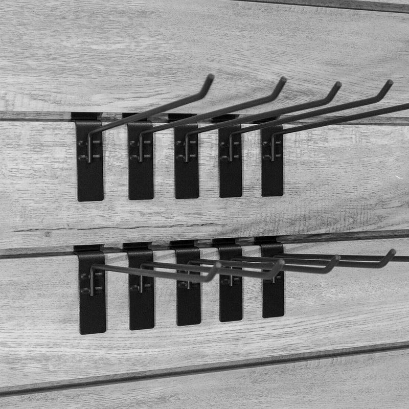 Proslat Stealth Slatwall 10-Inch Single Hook (30-Pack)