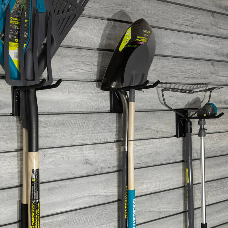 Proslat Stealth Slatwall Double 8-Inch Hook (9-Pack)