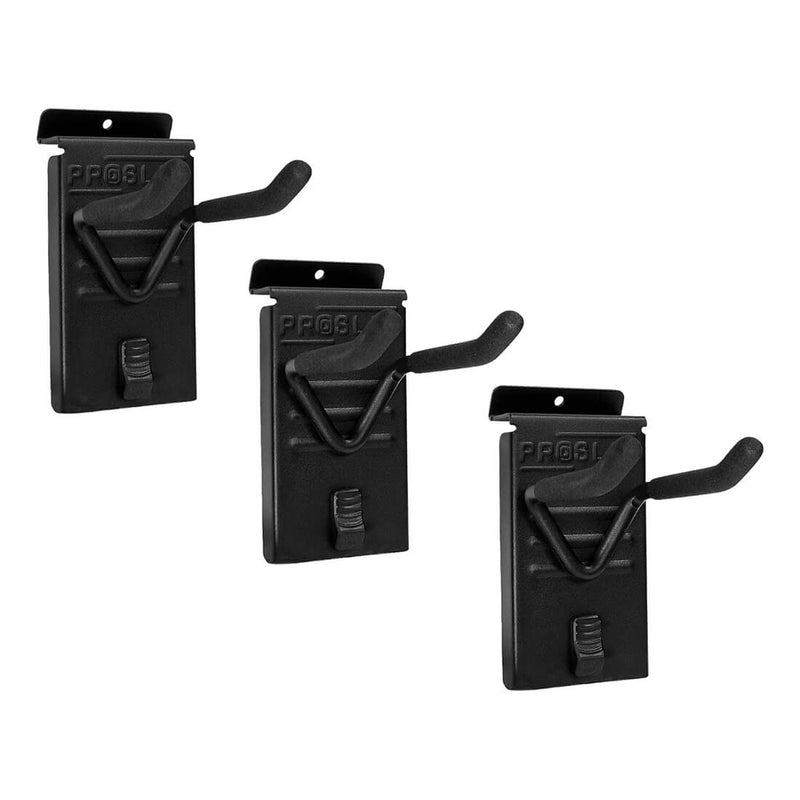 Proslat Stealth Slatwall Double 4-Inch Hook (3-Pack)