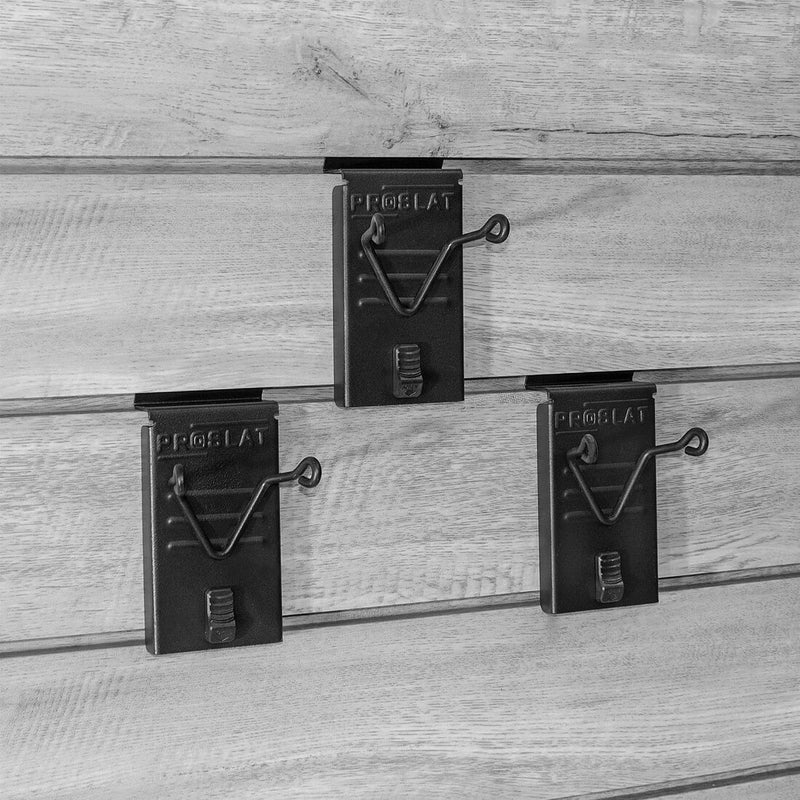 Proslat Stealth Slatwall Coat Hook (3-Pack)