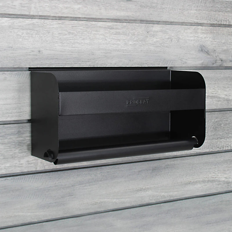 Proslat Stealth Slatwall Shelf and Paper Towel Holder